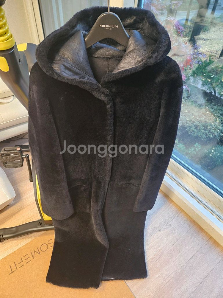 무스탕 후드 코트--3