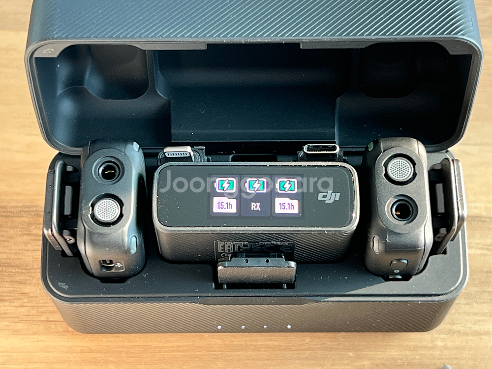 DJI Mic 1 무선 마이크 풀세트 판매합니다 - 2 TX + 1 RX 구성--4