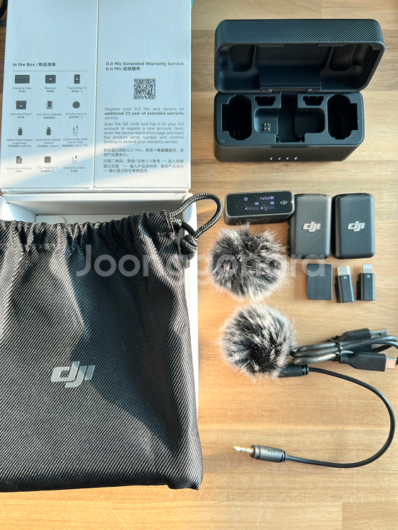 DJI Mic 1 무선 마이크 풀세트 판매합니다 - 2 TX + 1 RX 구성--0