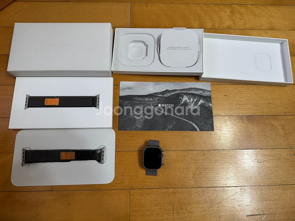 애플워치 울트라 티타늄 49mm 셀룰러 박풀--0