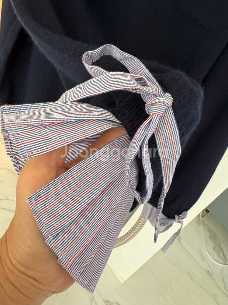 럭키슈에트 소매프릴 캐시미어 니트-프리사이즈---3