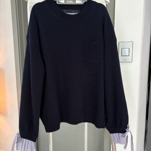 럭키슈에트 소매프릴 캐시미어 니트-프리사이즈-