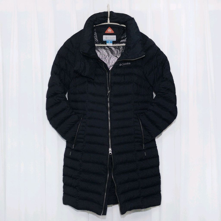 콜럼비아 옴니히트 구스다운 슬림 롱패딩 (M / 90-95)--0