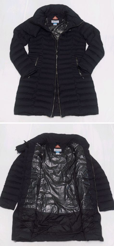 콜럼비아 옴니히트 구스다운 슬림 롱패딩 (M / 90-95)--1