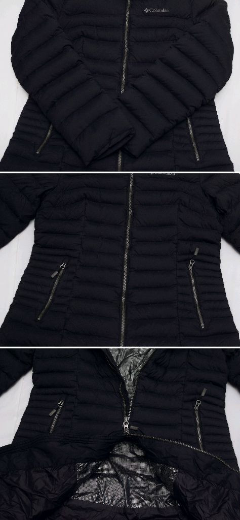 콜럼비아 옴니히트 구스다운 슬림 롱패딩 (M / 90-95)--5
