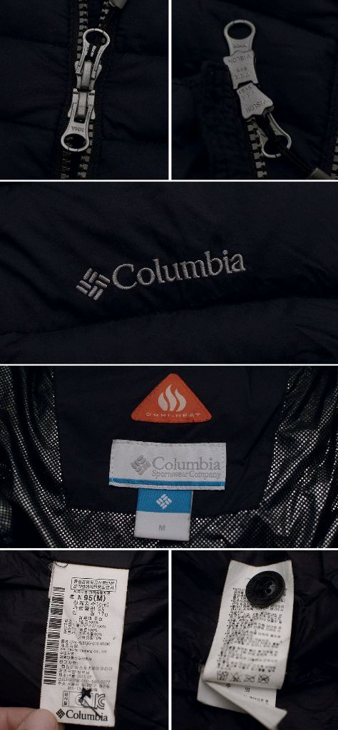 콜럼비아 옴니히트 구스다운 슬림 롱패딩 (M / 90-95)--9