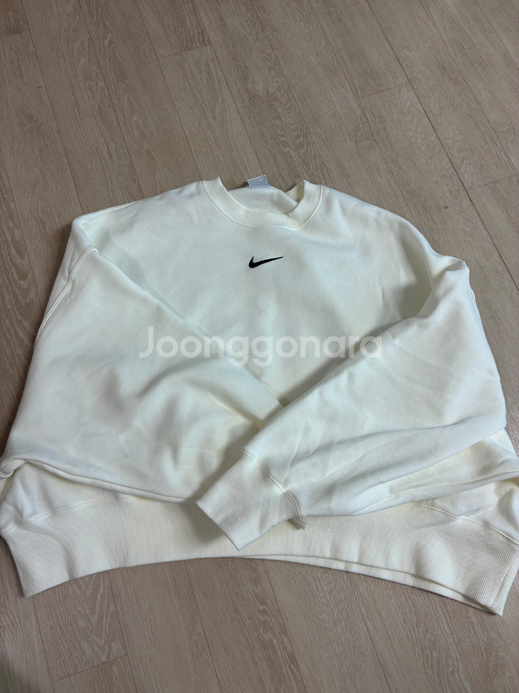나이키 오버사이즈 맨투맨 프론트 스우시--0