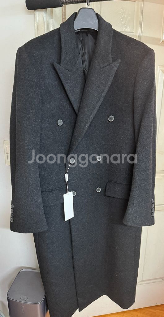 마마가리 24FW 컬렉션무드 캐시미어 차콜 52 미개봉 탭 새상품--1