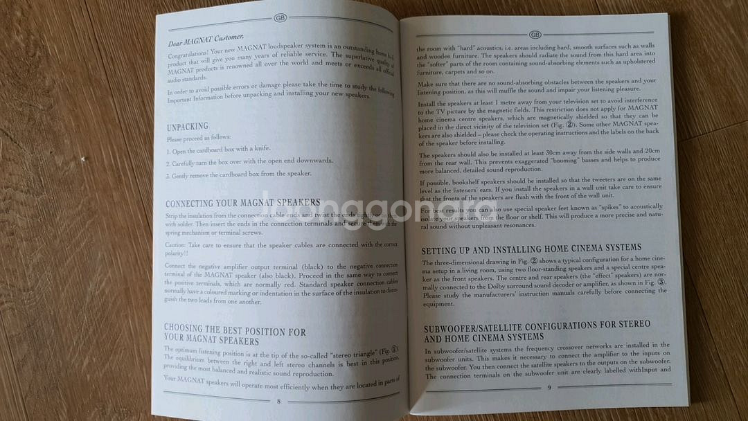 센터스피커 Magnat Vector Needle Cen--7