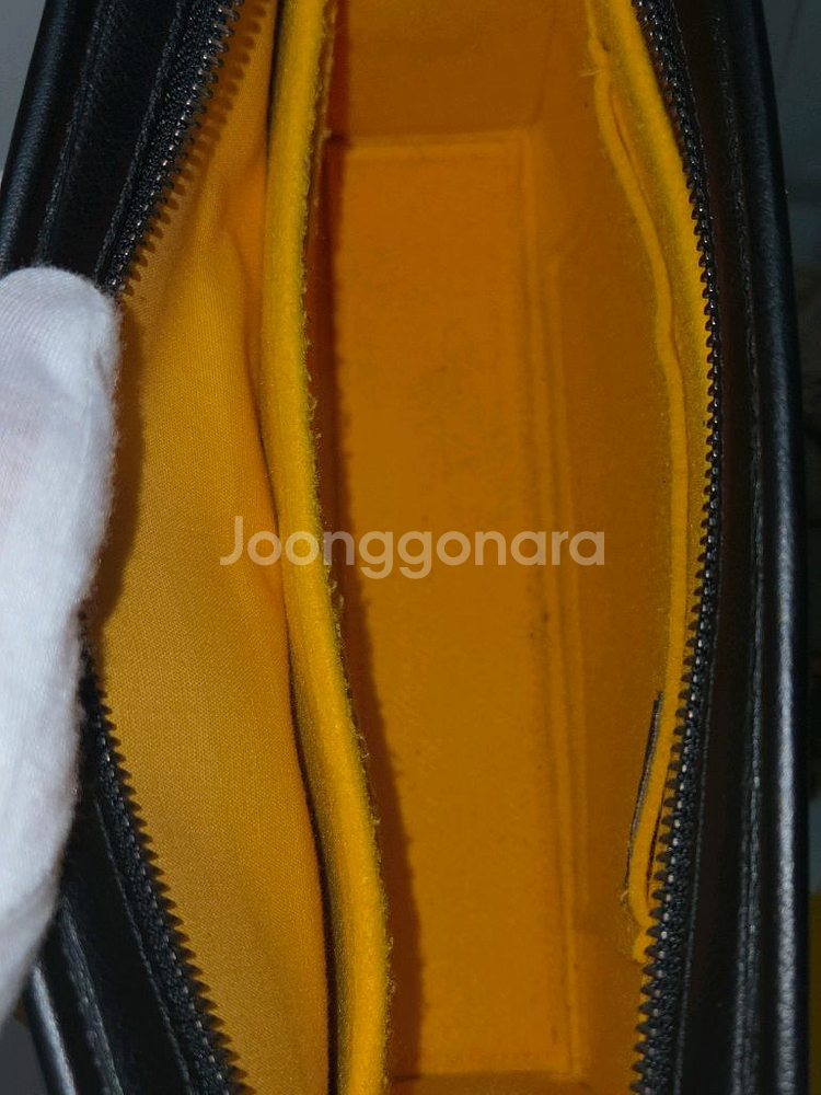 고야드 쥬방스 토일렛 백 클러치 Gm Size Black--7