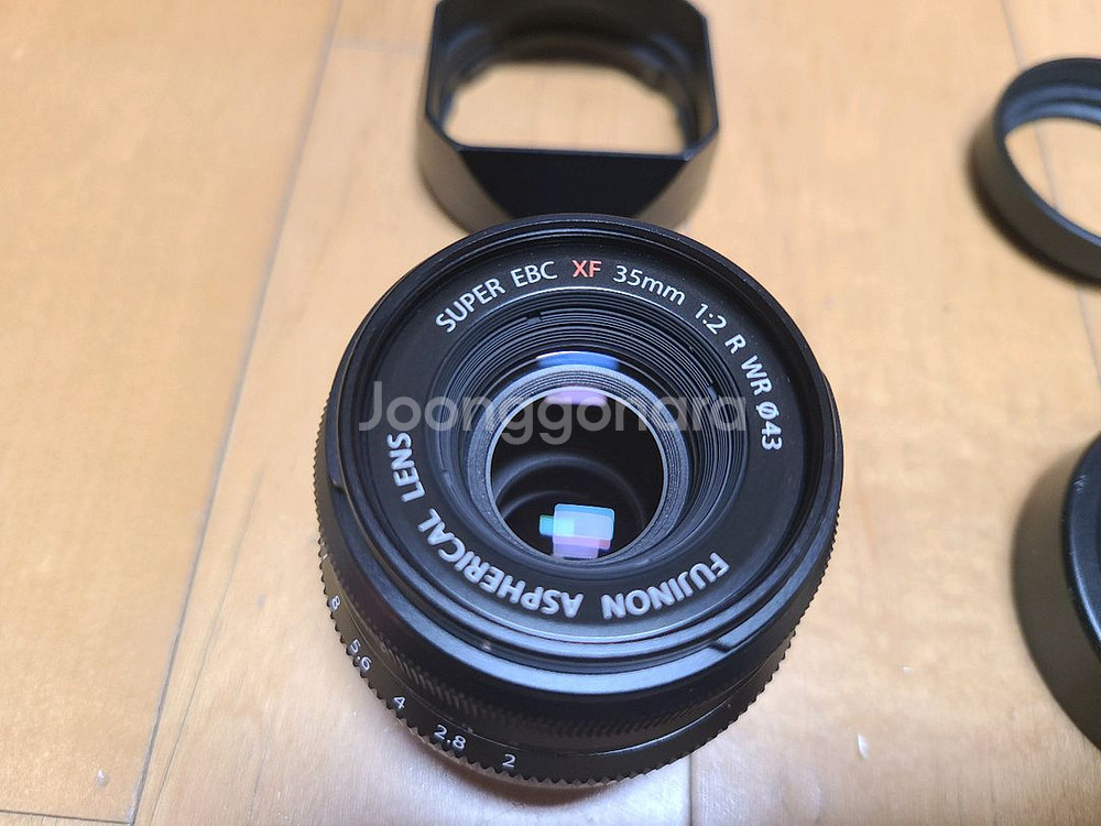후지필름 XF 35mm F2 R WR 렌즈 + 후드--2