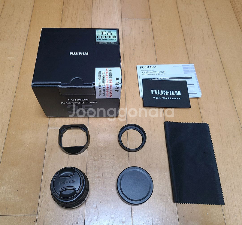 후지필름 XF 35mm F2 R WR 렌즈 + 후드--0
