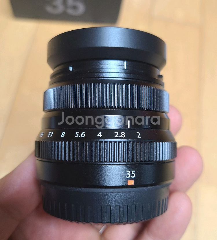 후지필름 XF 35mm F2 R WR 렌즈 + 후드--7
