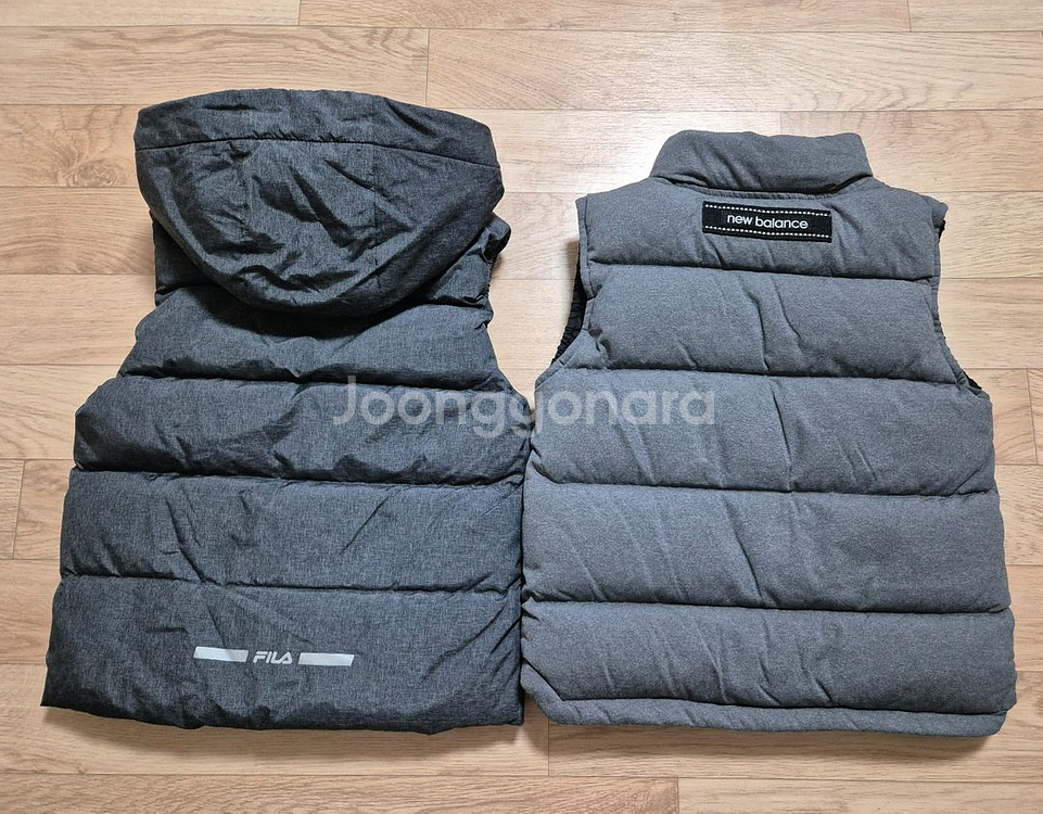 뉴발란스키즈 휠라키즈 패딩조끼 130--3