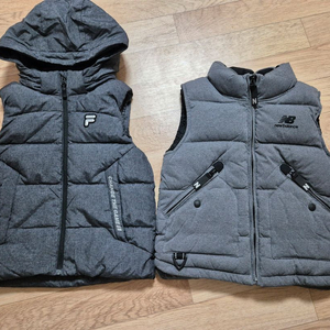 뉴발란스키즈 휠라키즈 패딩조끼 130