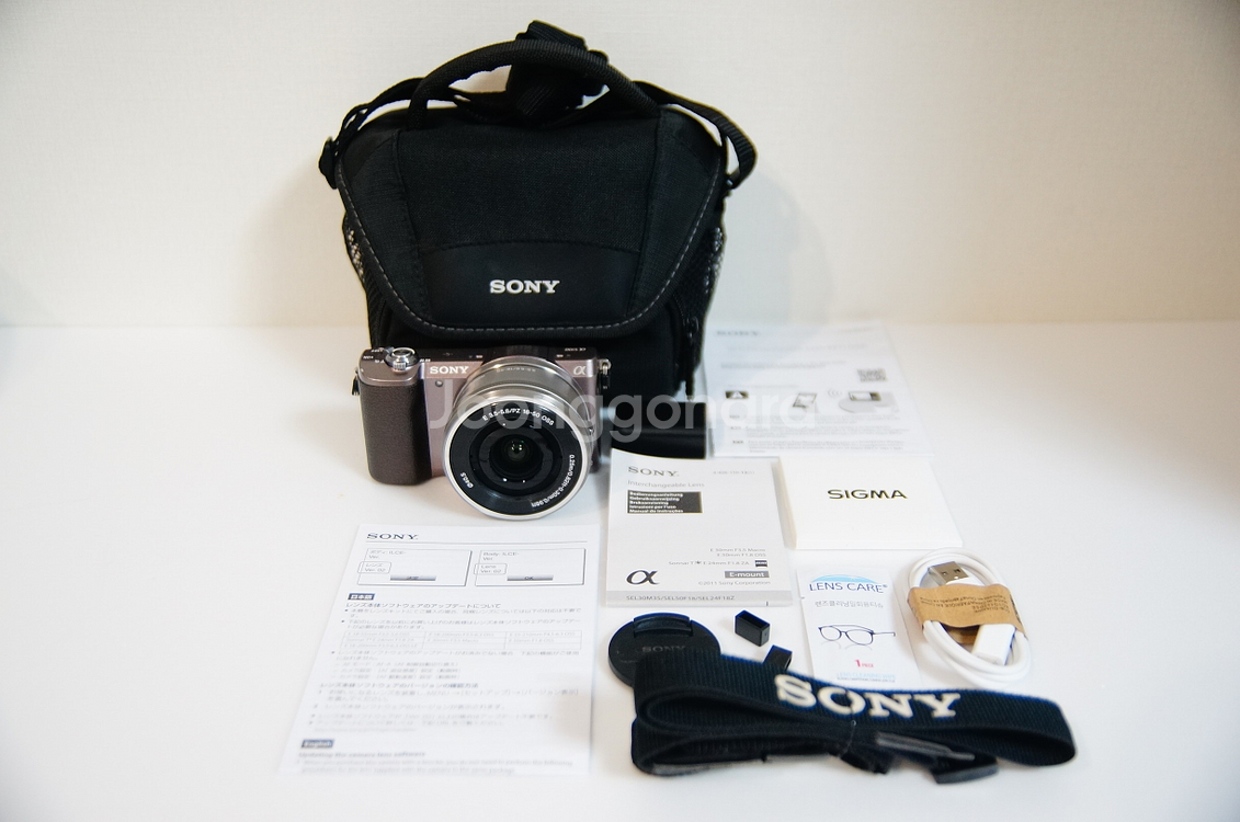 [소니] A5100 브라운 127컷 팝니다.--0