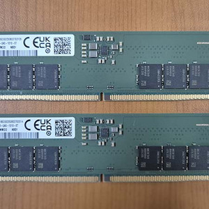 [새제품] 삼성 ddr5 16G 메모리 2개 pc5-44800 (5600) (안심결제/택포)