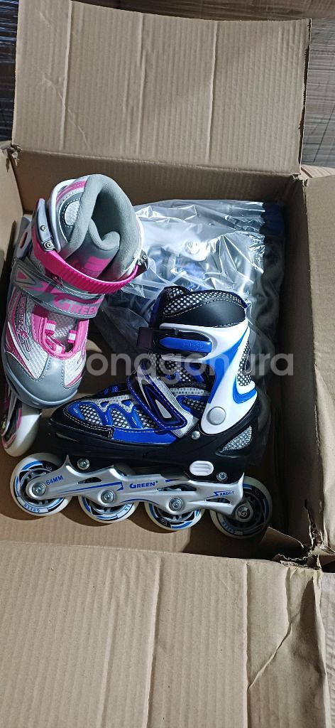 중고 그린피아 아동용 인라인 스케이트(190-210)판매--1