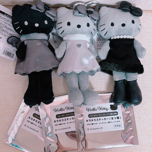 블랙앤젤 헬로키티 롱다리 키링