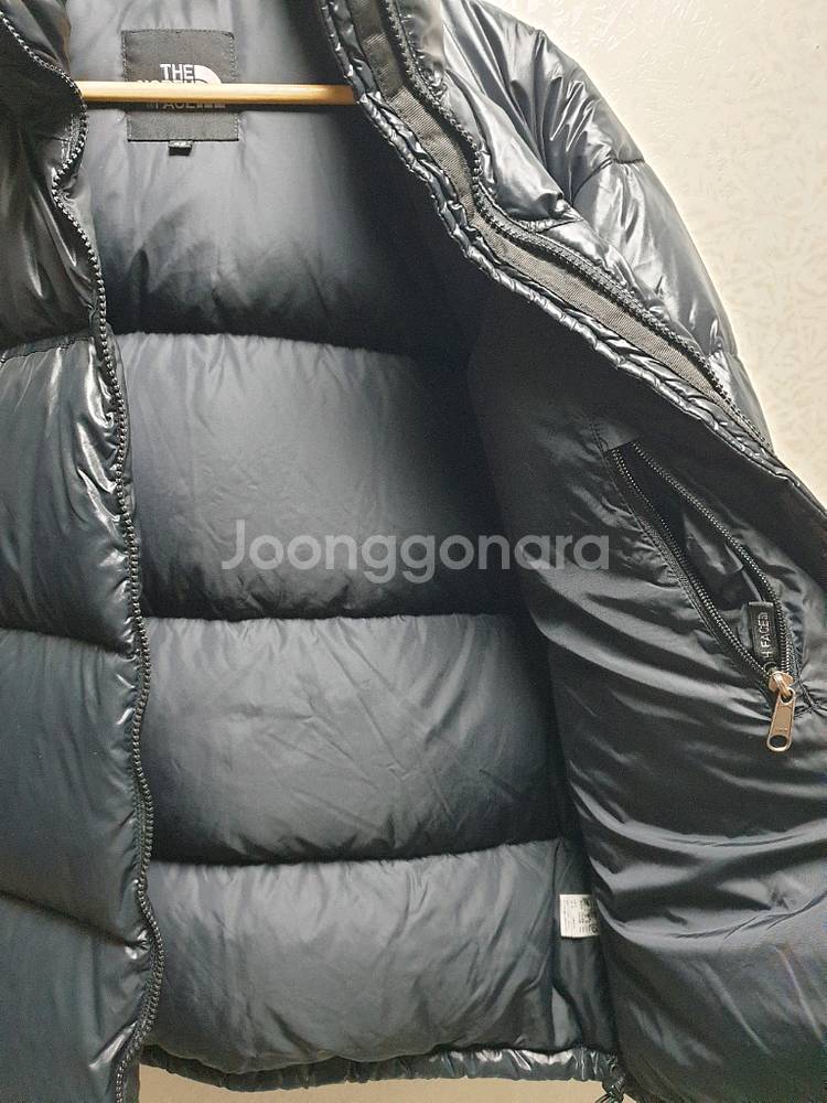 [m/95] 노스페이스 눕시패딩 유광블랙--6