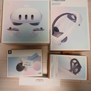 메타 퀘스트 3 128기가 정품베터리 정품 악세사라 많이 풀박스