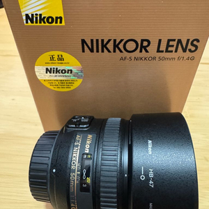 니콘 AF-S NIKKOR 50mm f/1.4G 렌즈