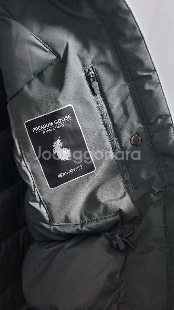 새상품)디스커버리 여성 고어텍스 프리미엄 구스다운 롱패딩 90--6
