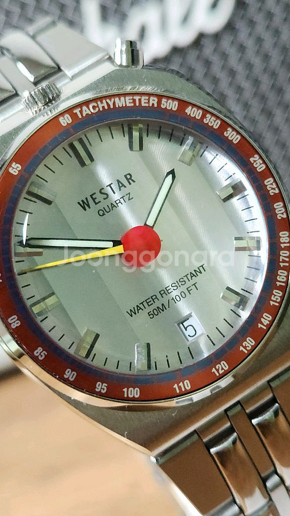 # westar 빈티지 레트로 불헤드 남성 명품시계 급처 / 스위스무브--3