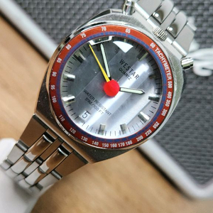 # westar 빈티지 레트로 불헤드 남성 명품시계 급처 / 스위스무브