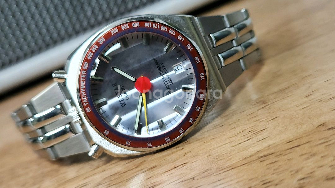 # westar 빈티지 레트로 불헤드 남성 명품시계 급처 / 스위스무브--4