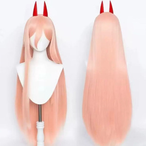 빠른배송)새상품 체인소맨 파워 코스프레 가발 / 할로윈,졸업사진