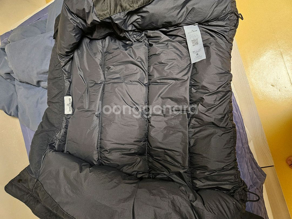 25fw 스톤아일랜드 크링클랩스 패딩 블랙 xl--4