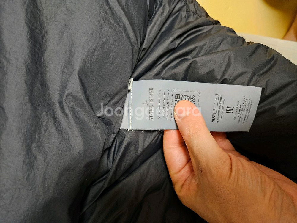 25fw 스톤아일랜드 크링클랩스 패딩 블랙 xl--2