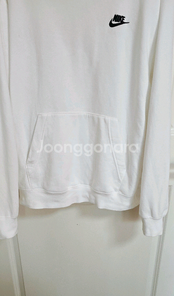 나이키 기모 플리스 풀오버 후드티--6