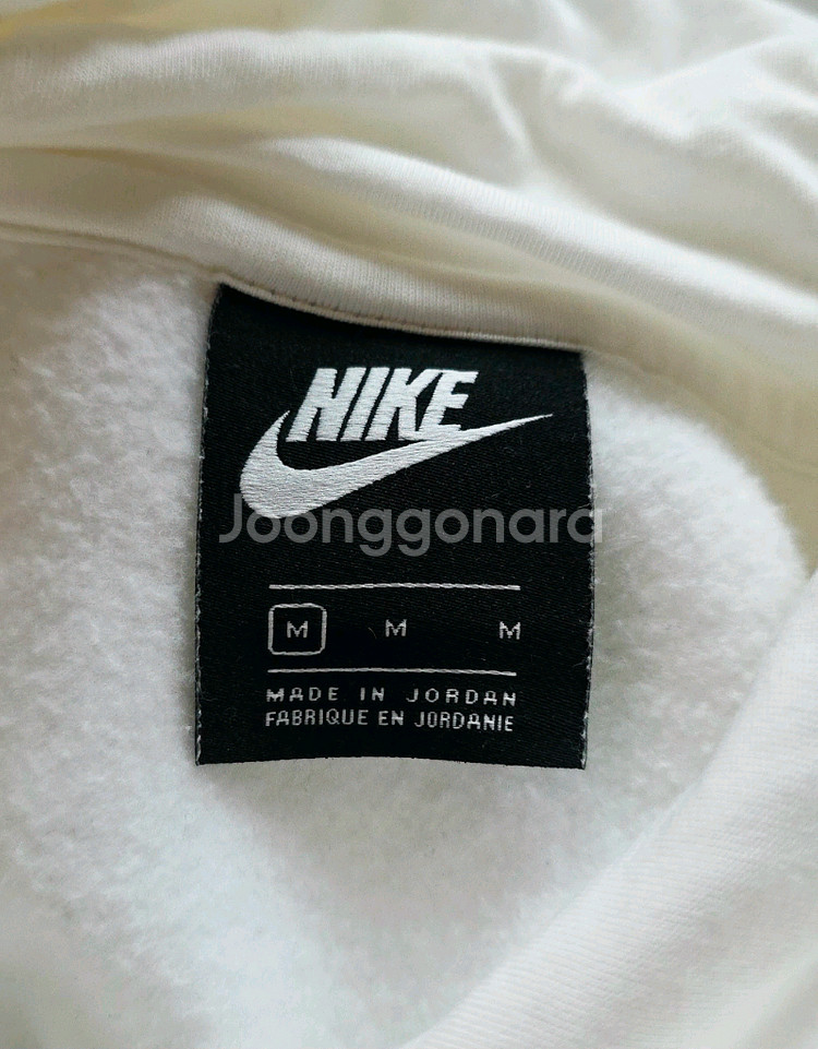 나이키 기모 플리스 풀오버 후드티--7