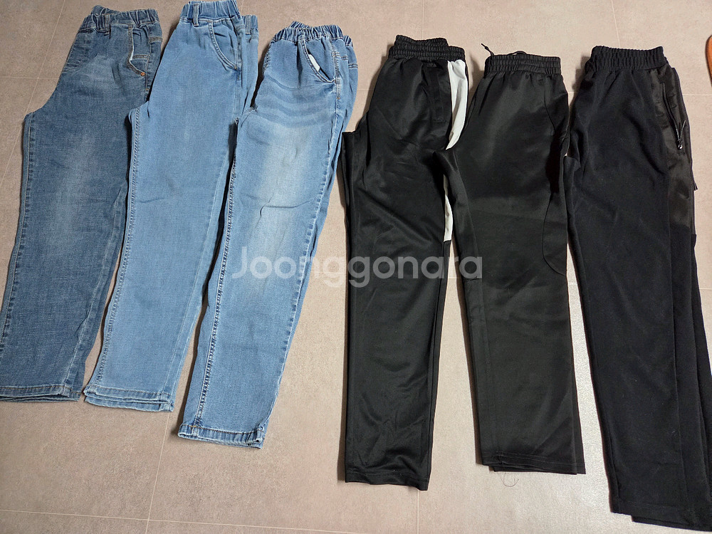 남아바지 160사이즈 6벌 일괄--0