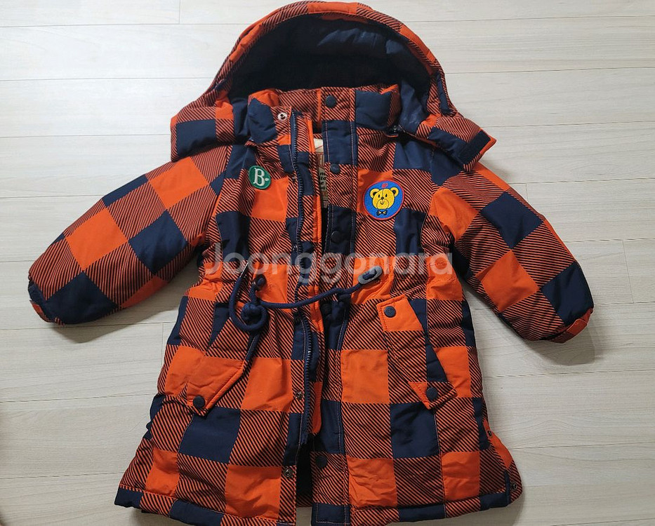 베베드피노 체크 롱패딩세트(조끼포함)--0