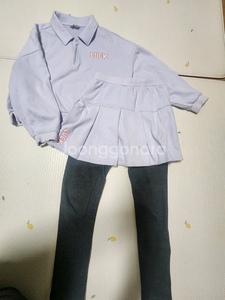 여아 신디키즈 기모 160사이즈 상하세트--0