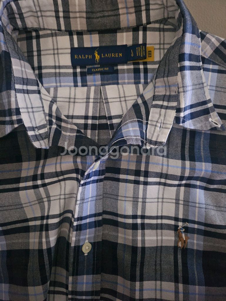 [거의 새것] 폴로 랄프로렌 체크 셔츠 남방 클래식 L--1