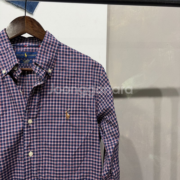 (95) 폴로 랄프로렌 캐주얼 멀티포니 체크 셔츠 남방--2