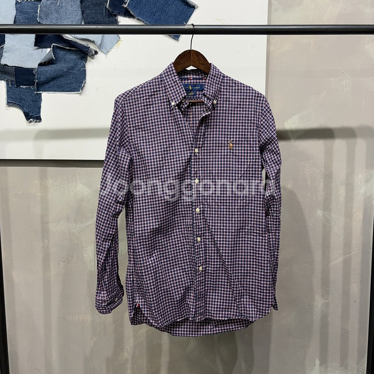 (95) 폴로 랄프로렌 캐주얼 멀티포니 체크 셔츠 남방--0