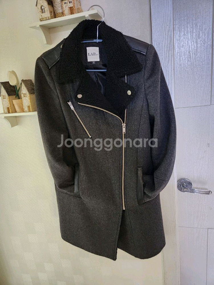 LAP여성 모직롱쟈켓코트--0
