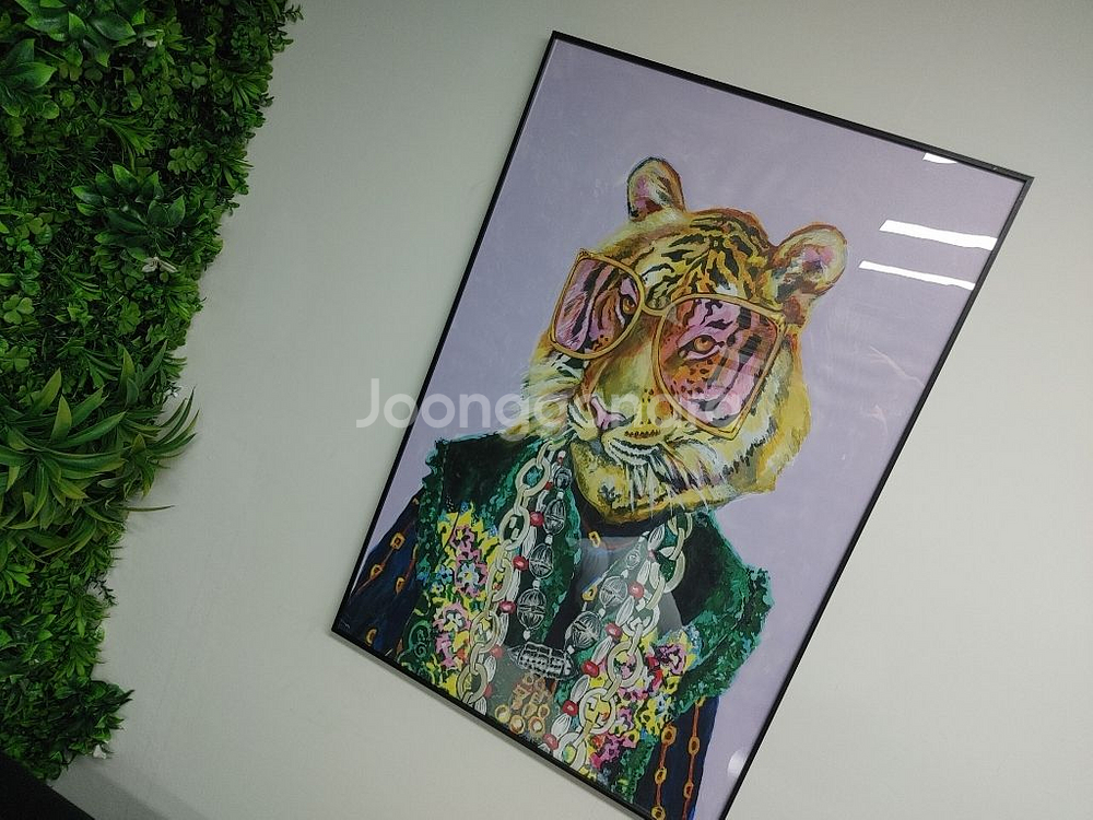 안테리어용 초대형 그림액자 대형액자 사자그림 팝니다--1