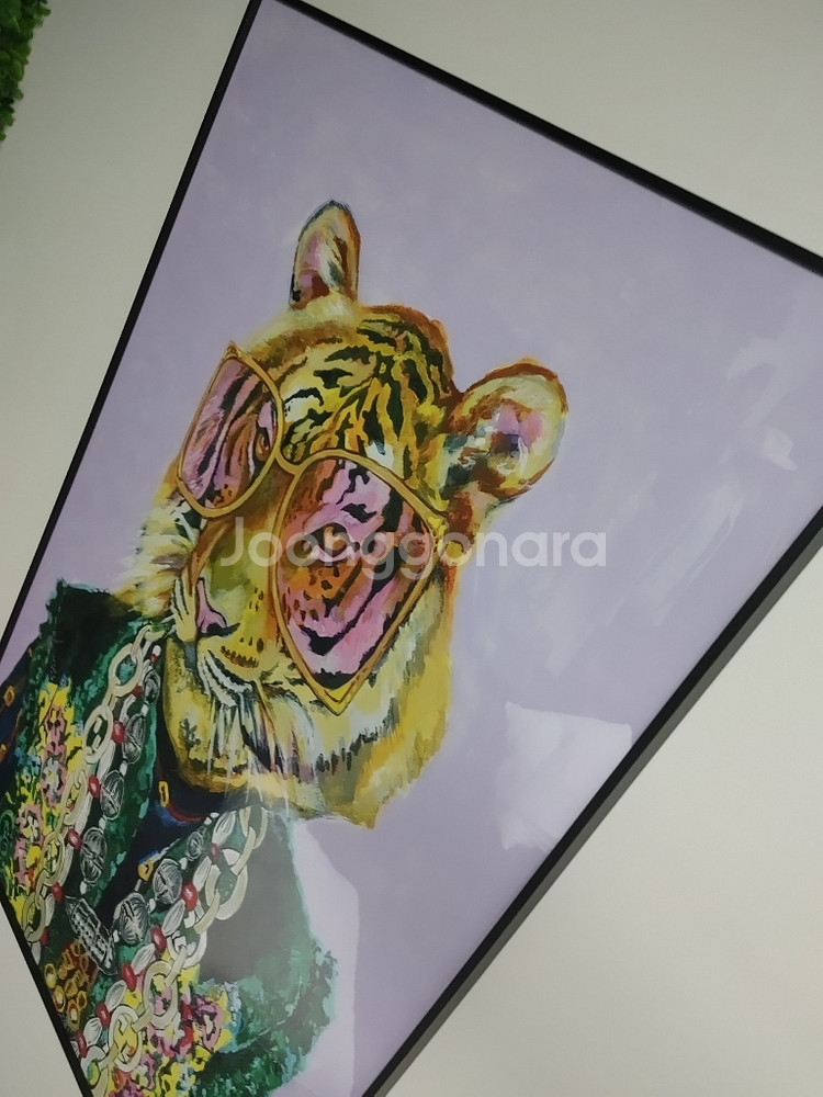 안테리어용 초대형 그림액자 대형액자 사자그림 팝니다--2