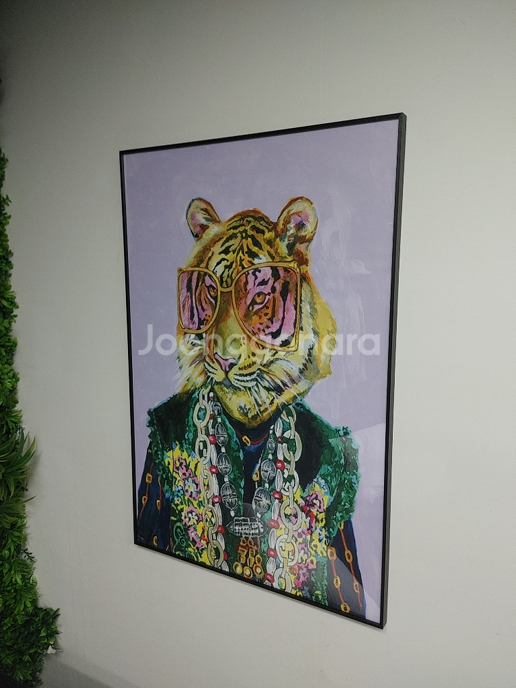 안테리어용 초대형 그림액자 대형액자 사자그림 팝니다--6