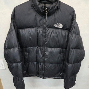 노스페이스 해외판 구형 눕시 700 패딩 검정 xl