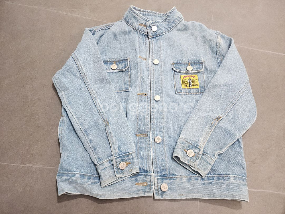 런래빗 데님 자켓 140--0