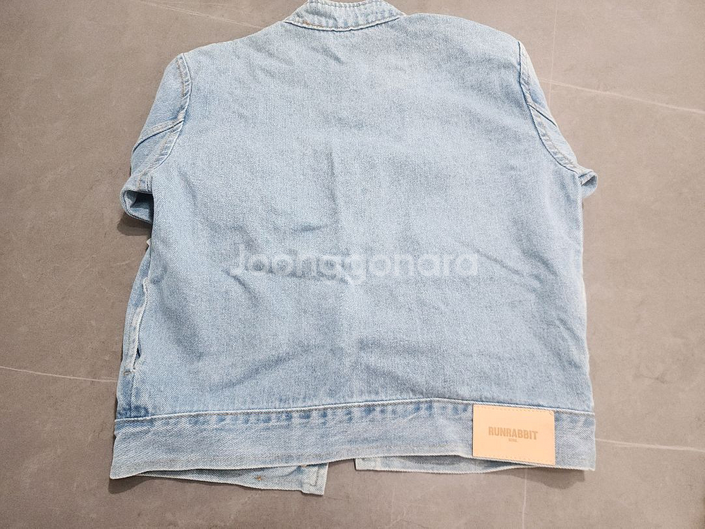 런래빗 데님 자켓 140--1