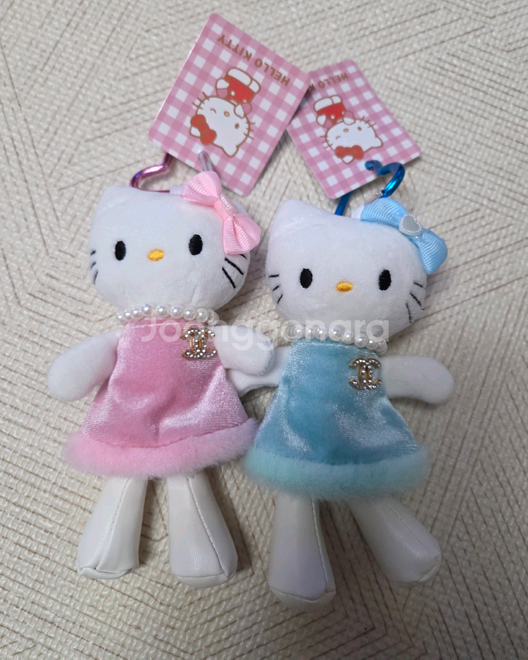 롱다리 헬로키티 인형키링 2종 새상품--0