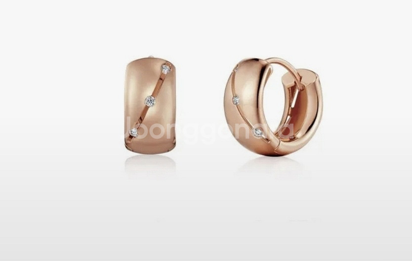 골든듀 메모리 18k 다이아 귀걸이--0